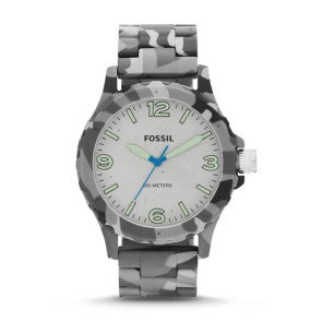 Klockarmband Fossil JR1464 Plast Grå 22mm